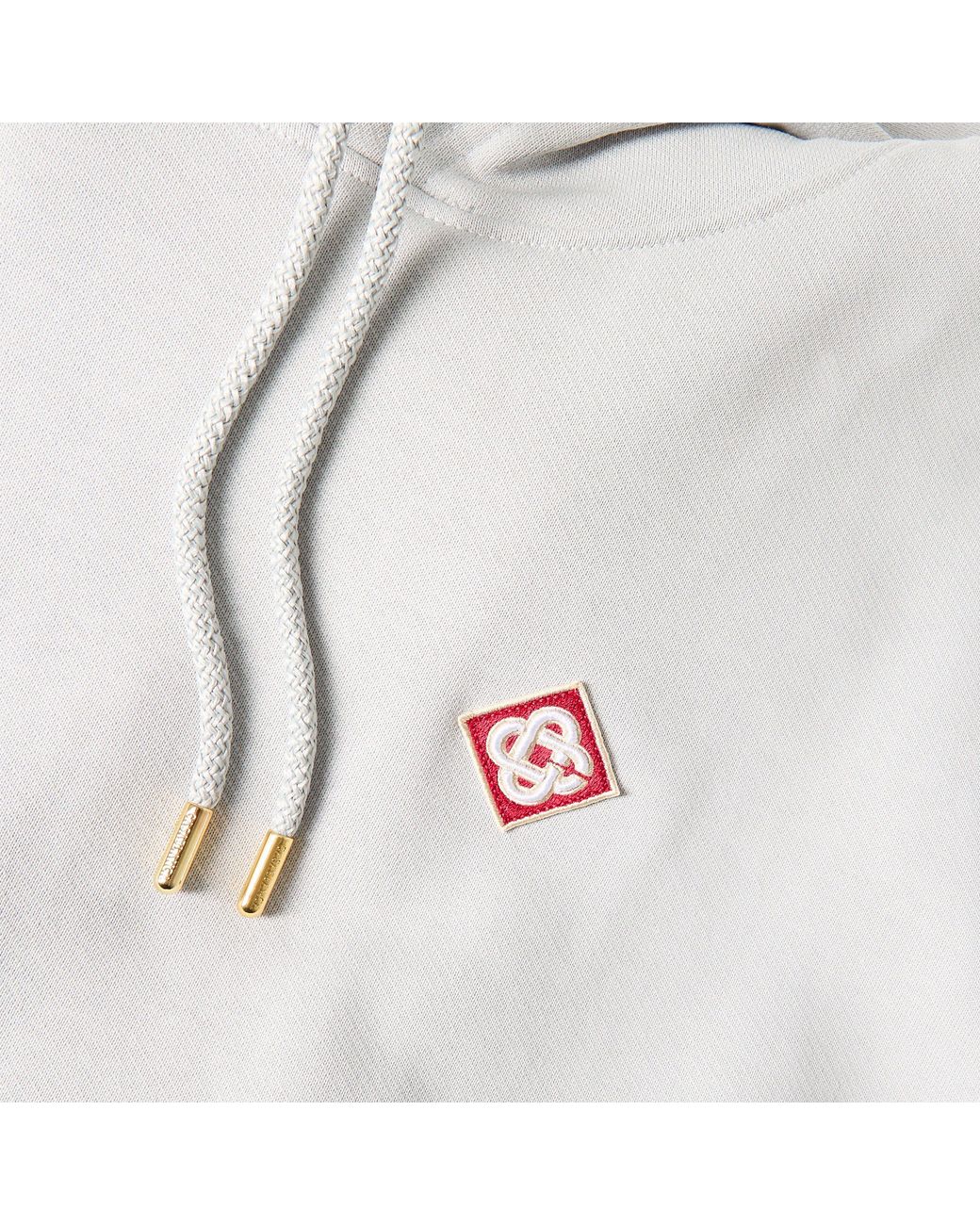 Casablanca Gray Classic Logo Pull Over Hoodie for men