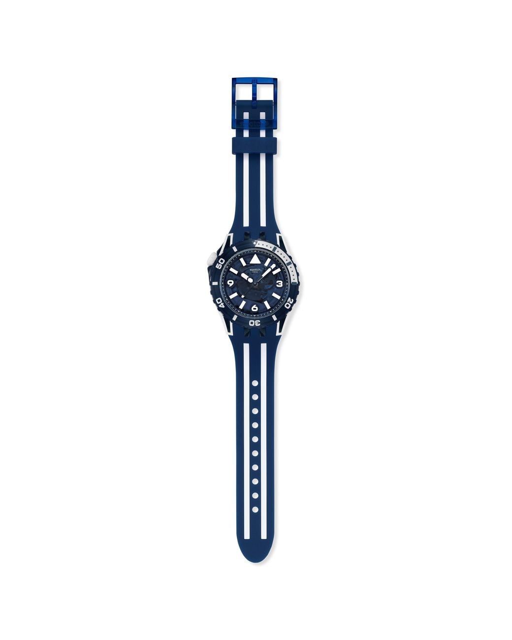 Swatch Blue Scubaqua Analogue Quartz Watch for men