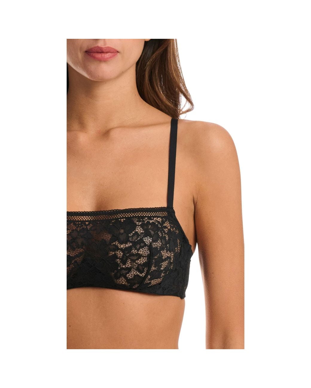 Wolford Black Straight Laced Balconnet Bra