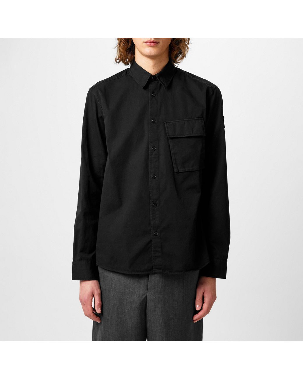 Belstaff Black Scale Shirt for men
