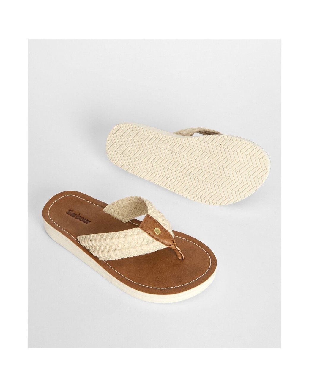 Barbour Natural Kelburn Sandals