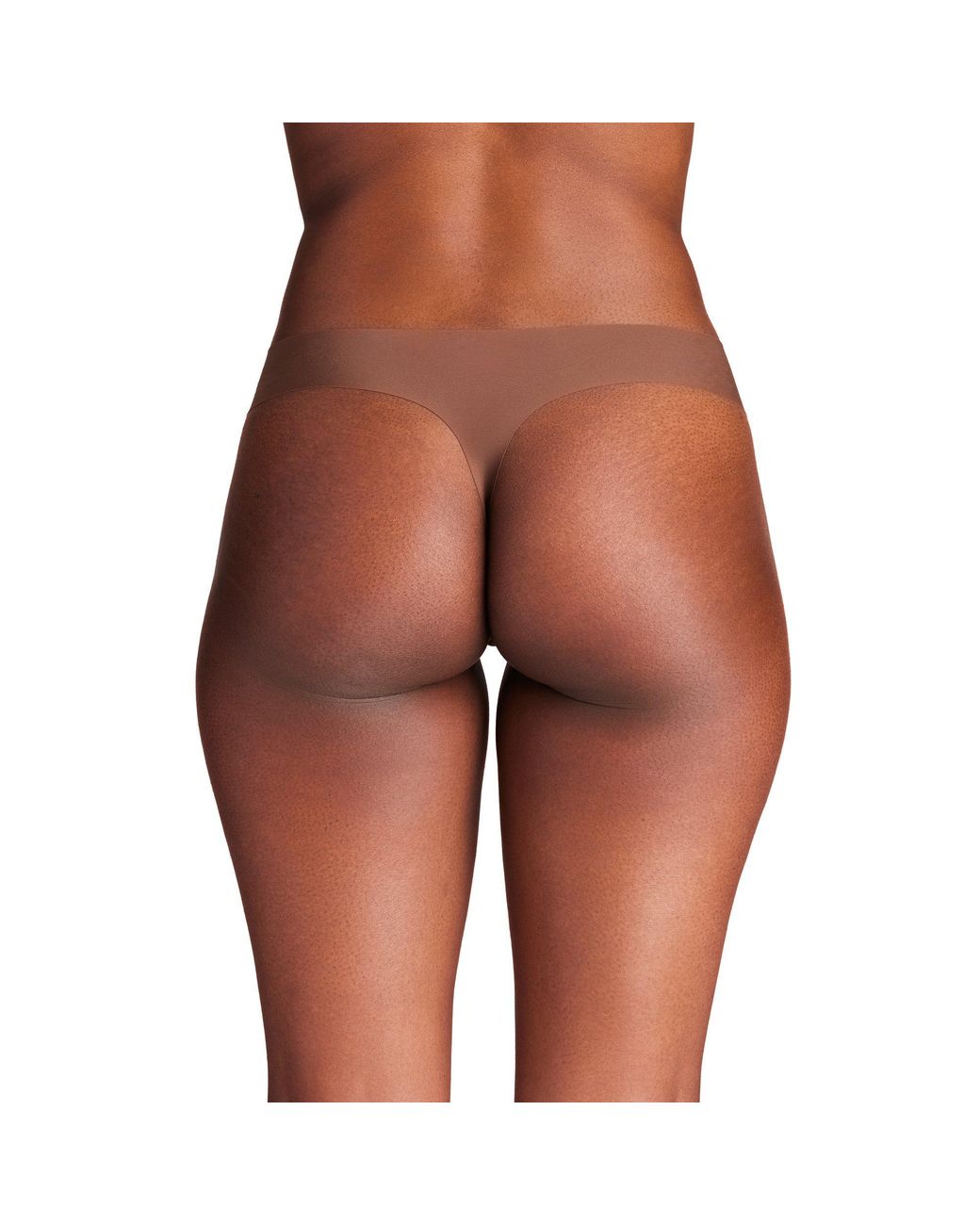 Under Armour Brown Solid Thong Underwear