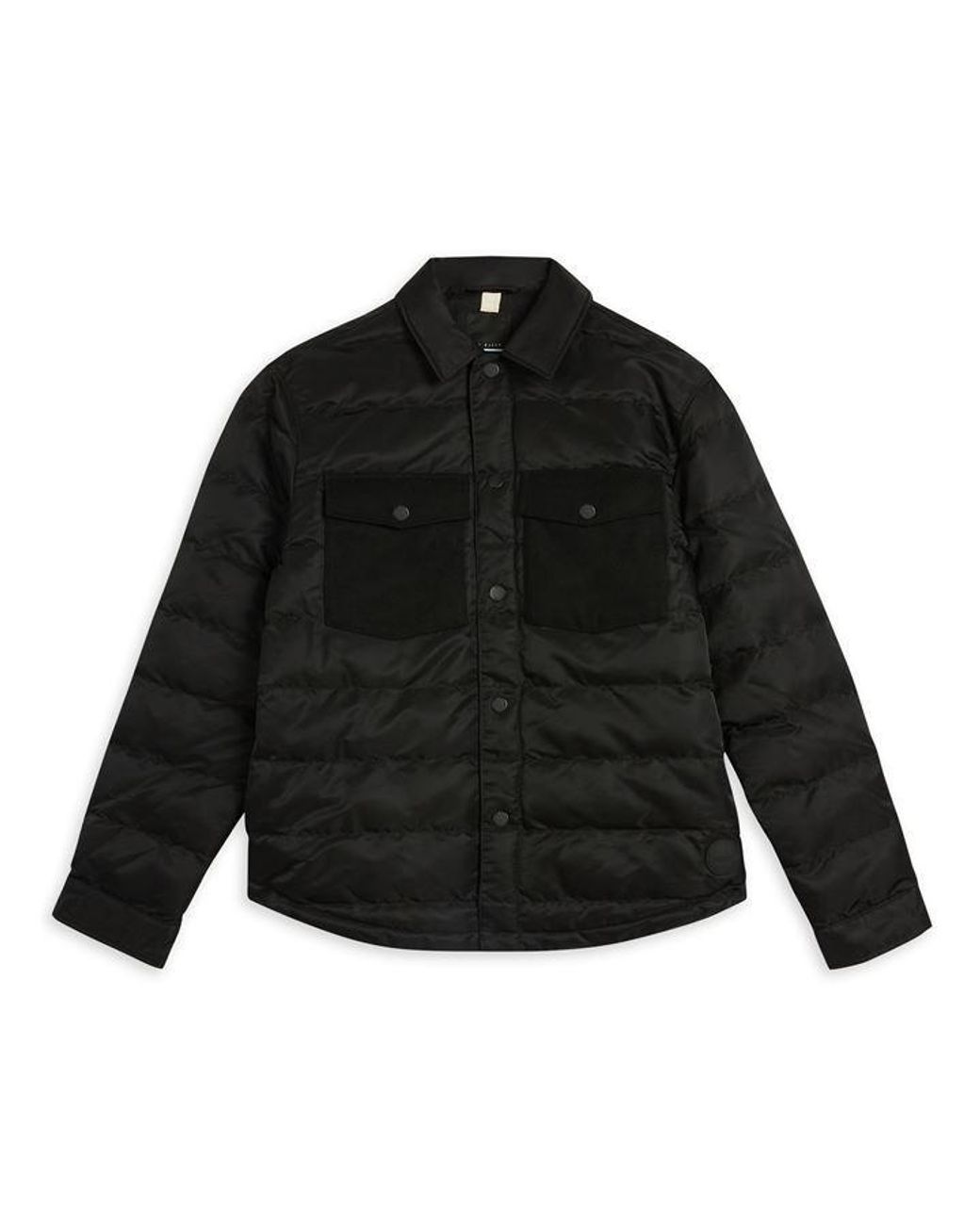 ted baker velosty quilted overshirt
