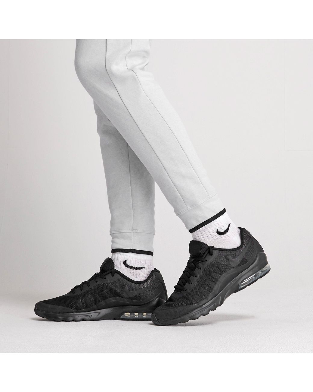 Nike Black Air Max Invigor Shoes for men