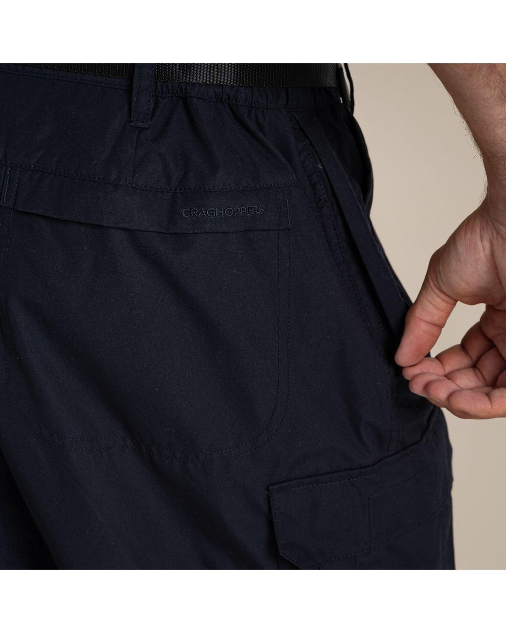 Craghoppers Blue Kiwi Convertible Water-Repellent Trousers for men