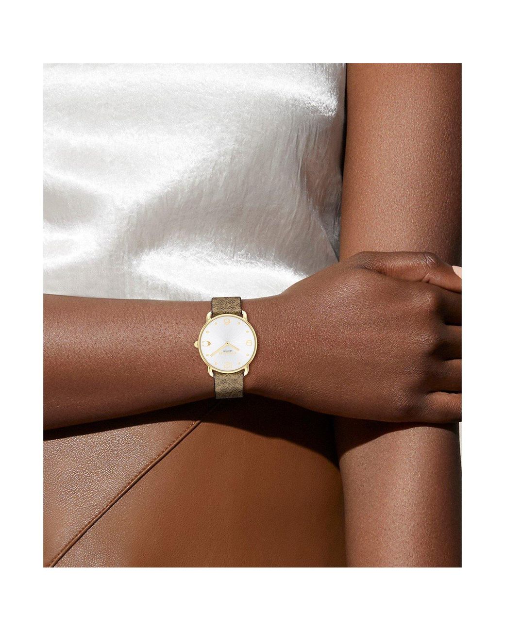 COACH Metallic Ladies Elliot Signature Watch