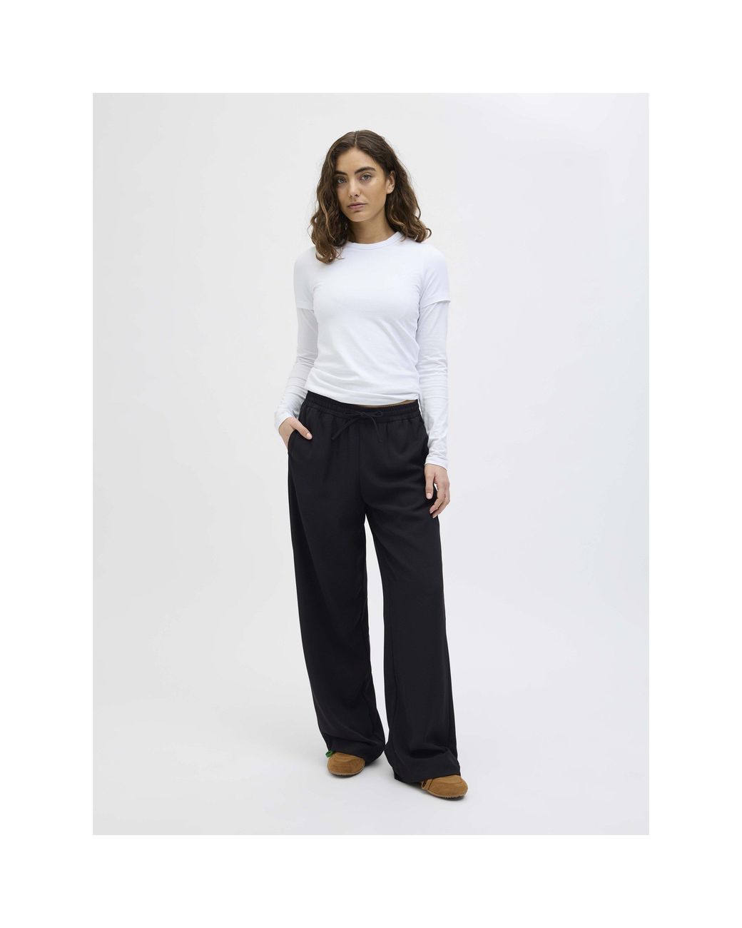 JJXX Blue Jack Lia Loose Pants Ladies