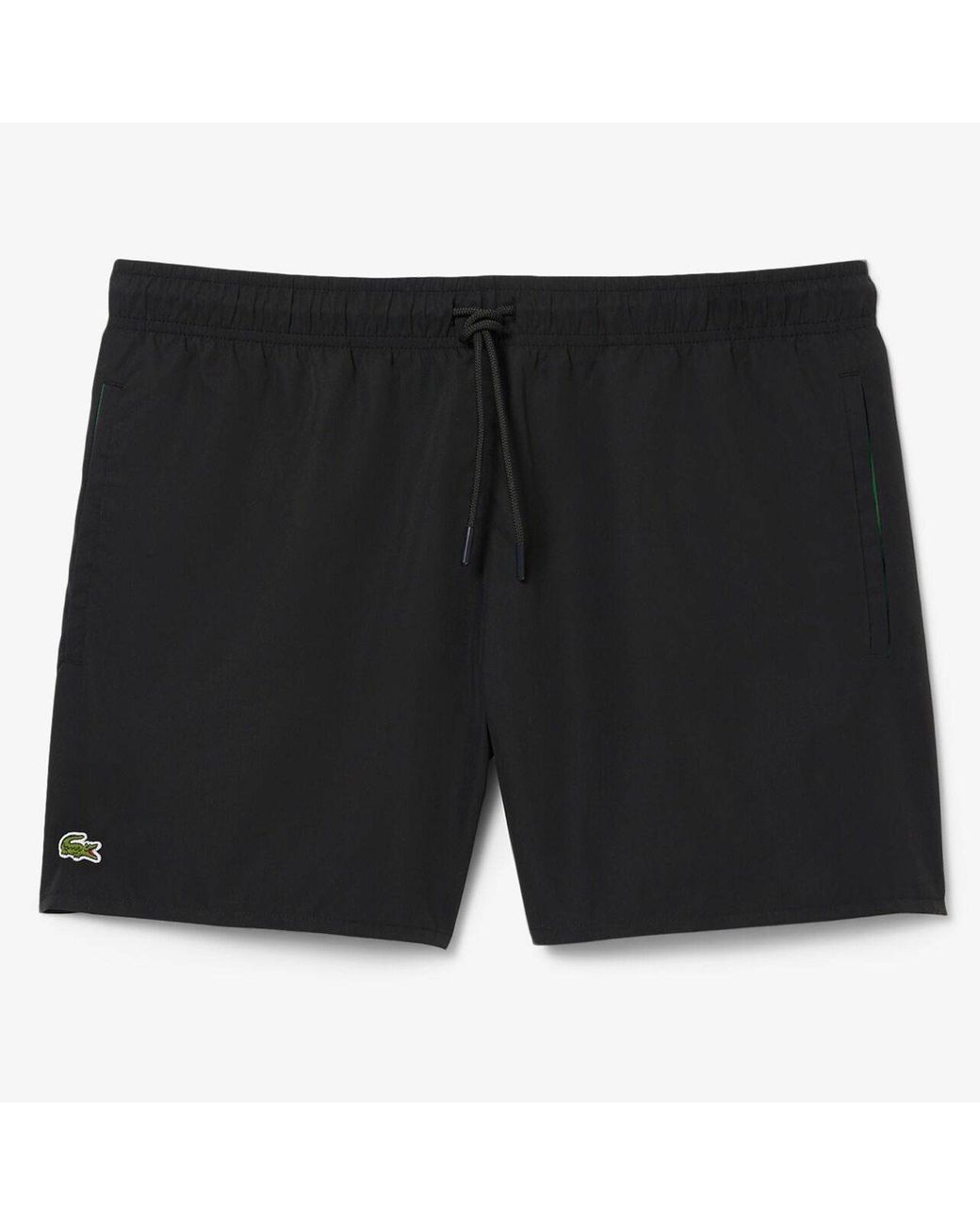 Lacoste Black Taff Swim Shorts for men