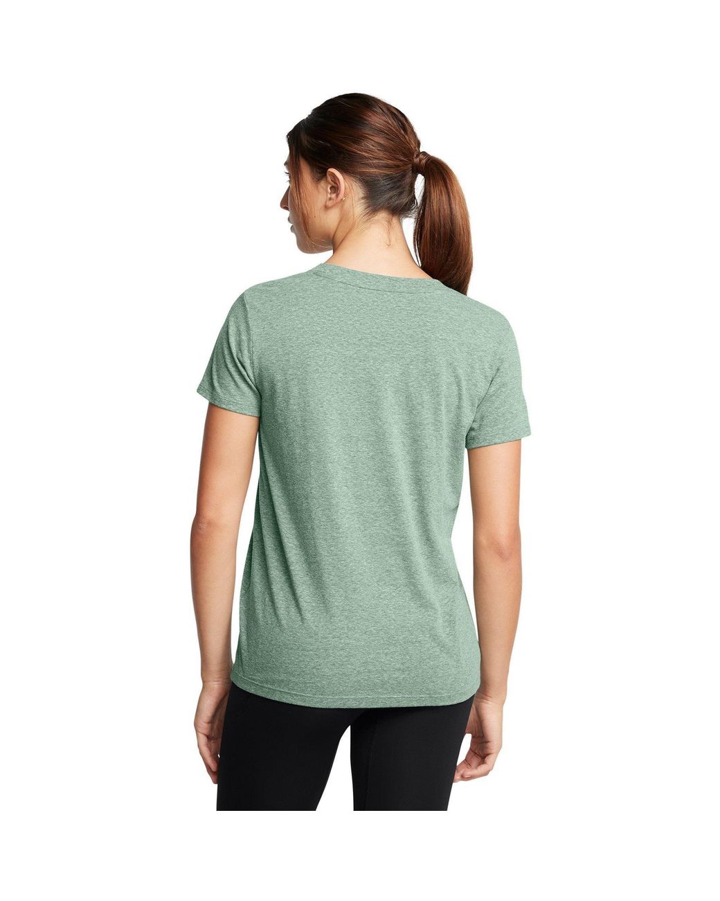 Under Armour S Rival Core Short Sleeve Oversized Green 10