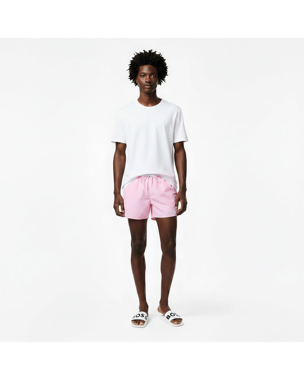 Boss Pink Sailfish Swim Shorts for men