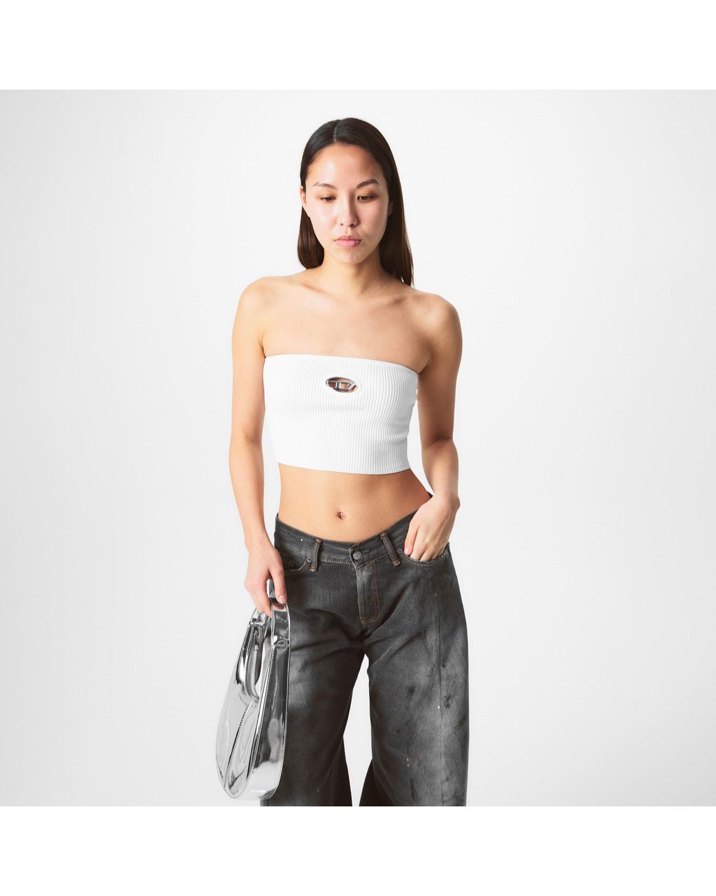 DIESEL White M-Clarksville Bandeau