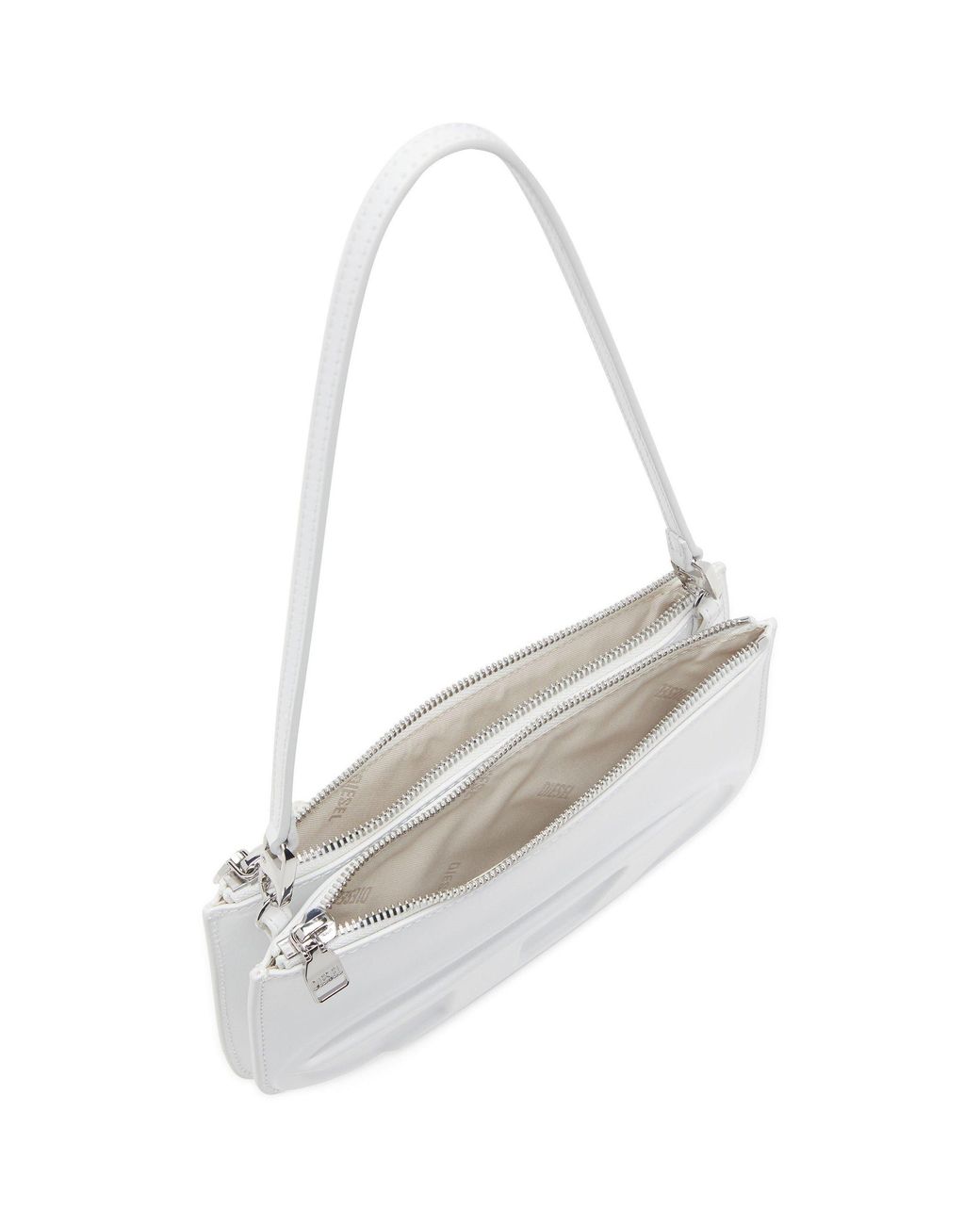 DIESEL White 1Dr Twin Shoulder Bag