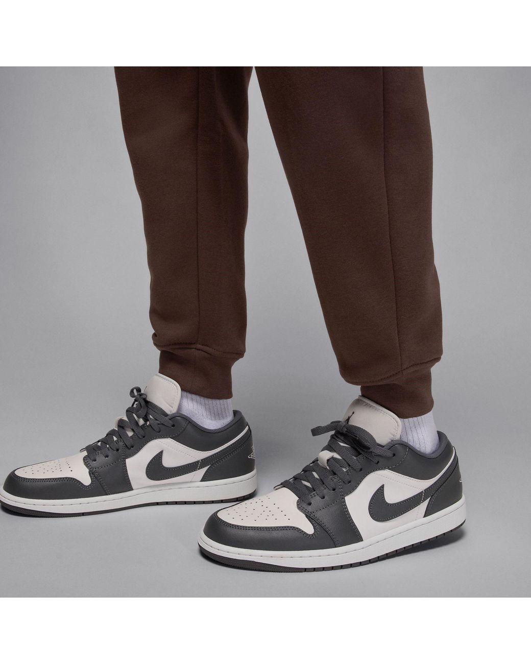 Nike Brown Essential Fleece Pants for men