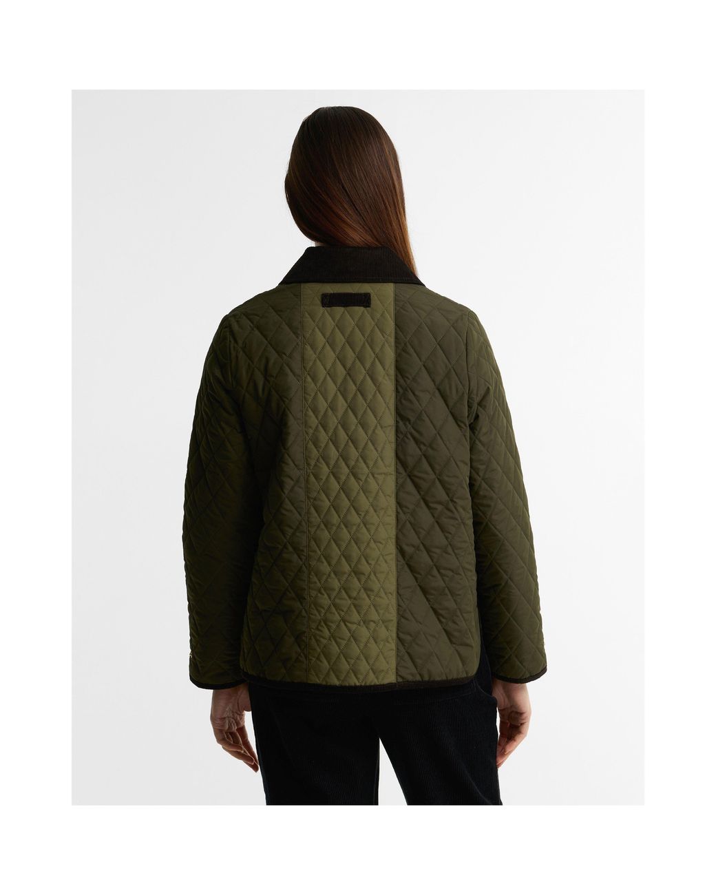 Barbour Green Ainsdale Re-Engineered Quilted Jacket
