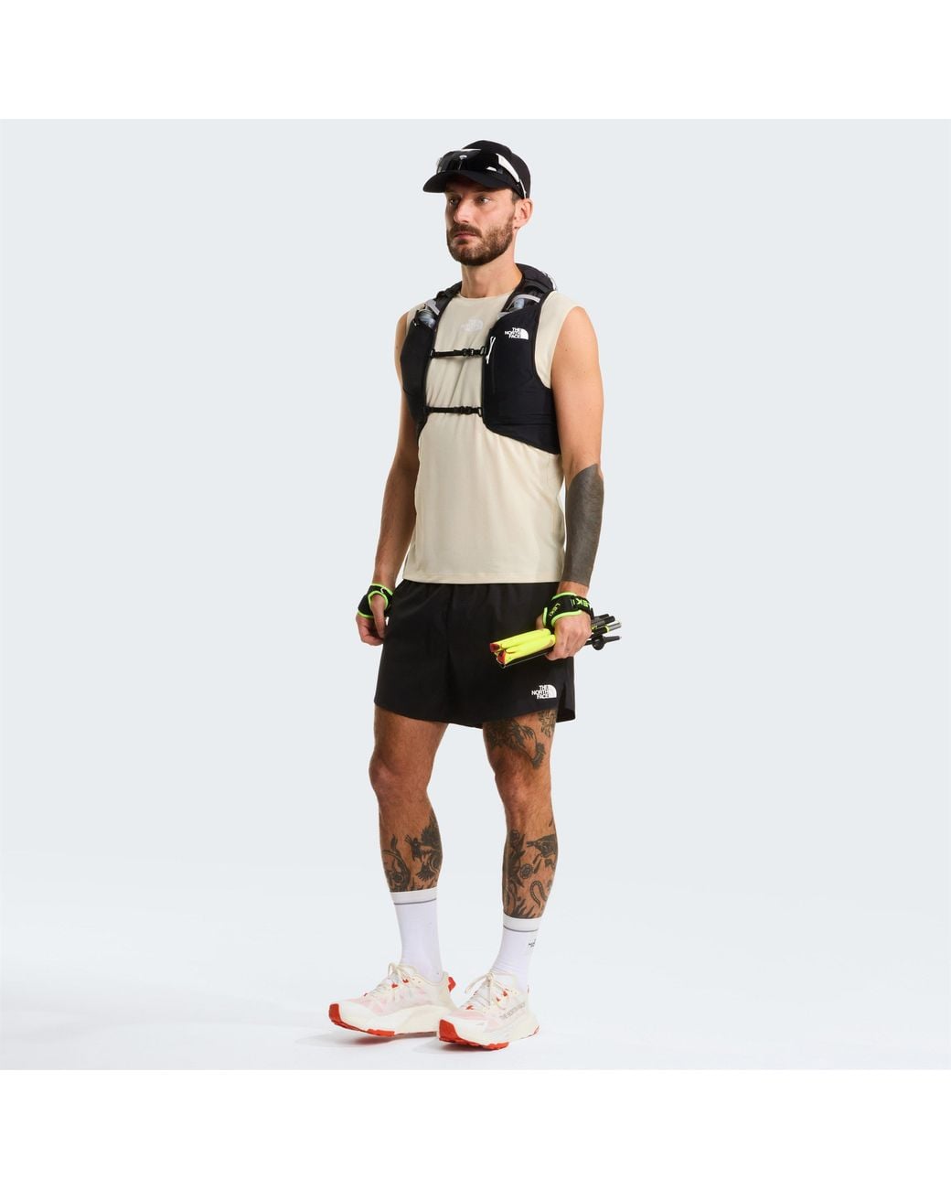 The North Face Black Sunriser 5" Running Shorts for men