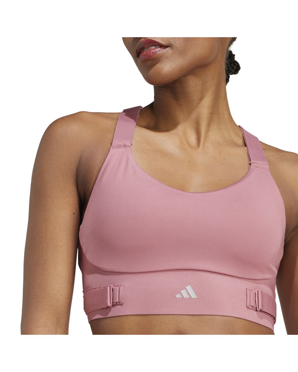 Adidas Purple Non Wired High Impact Sports Bra