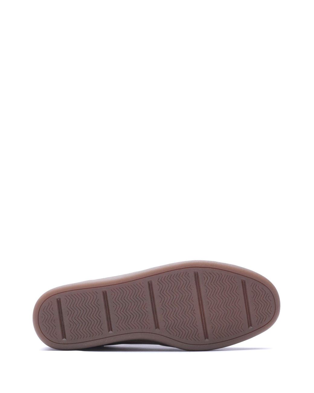 Base London Brown Tucker Leather Lace-Up Trainers for men