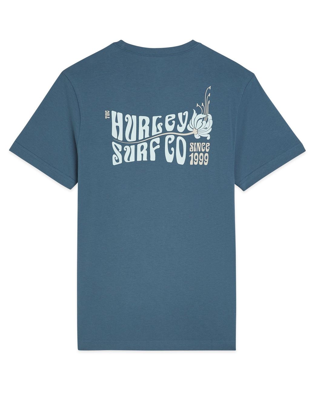 Hurley Blue Graphic T-Shirt for men