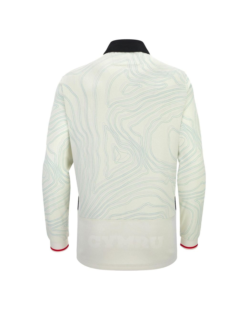 MACRON Gray Wales Rugby Away Long Sleeve Shirt 2025 2026 Adults for men