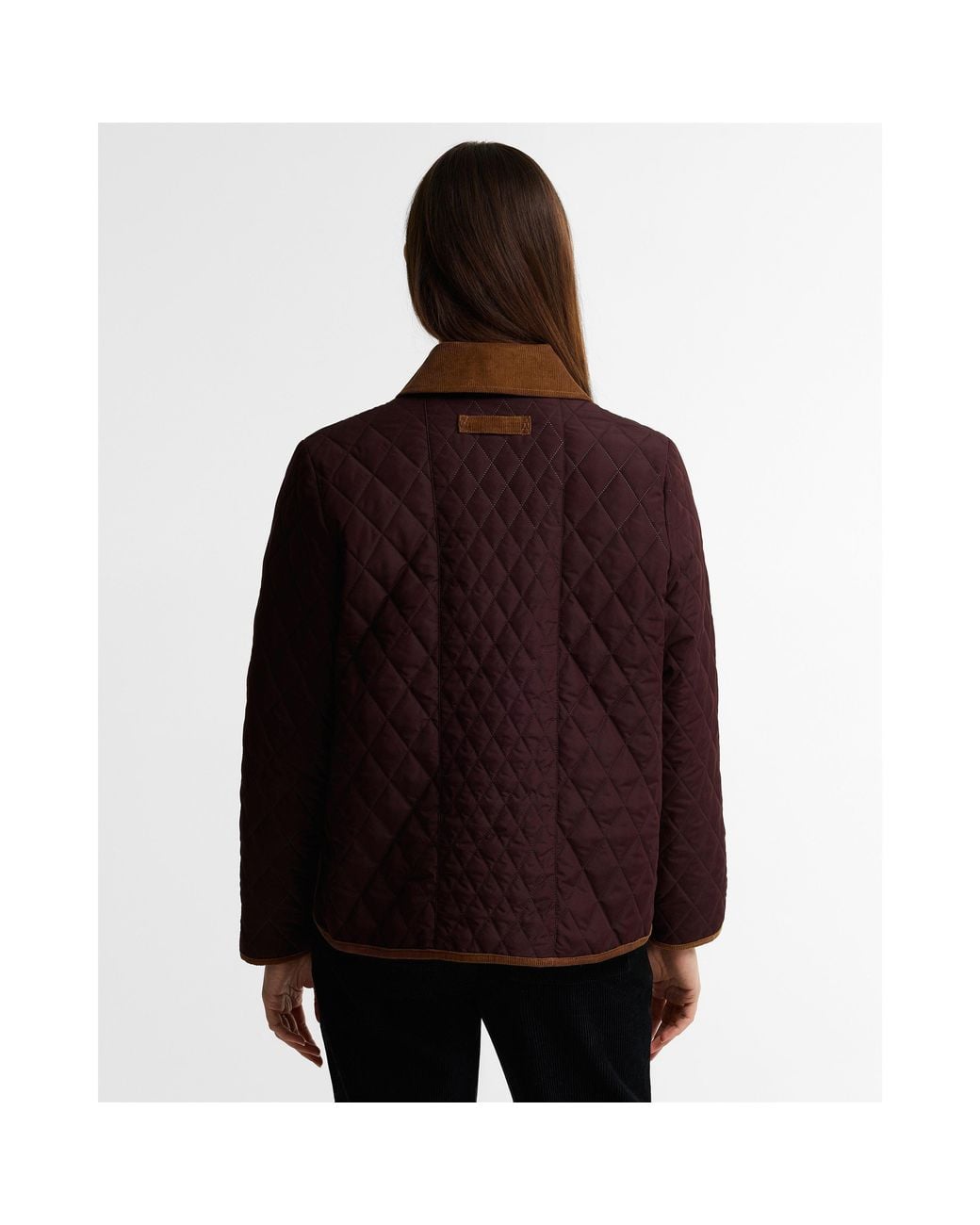 Barbour Purple Ainsdale Re-Engineered Quilted Jacket