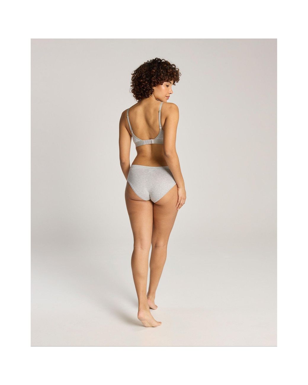 Nudea Multicolor Cotton Modal Contour Scoop Bralette