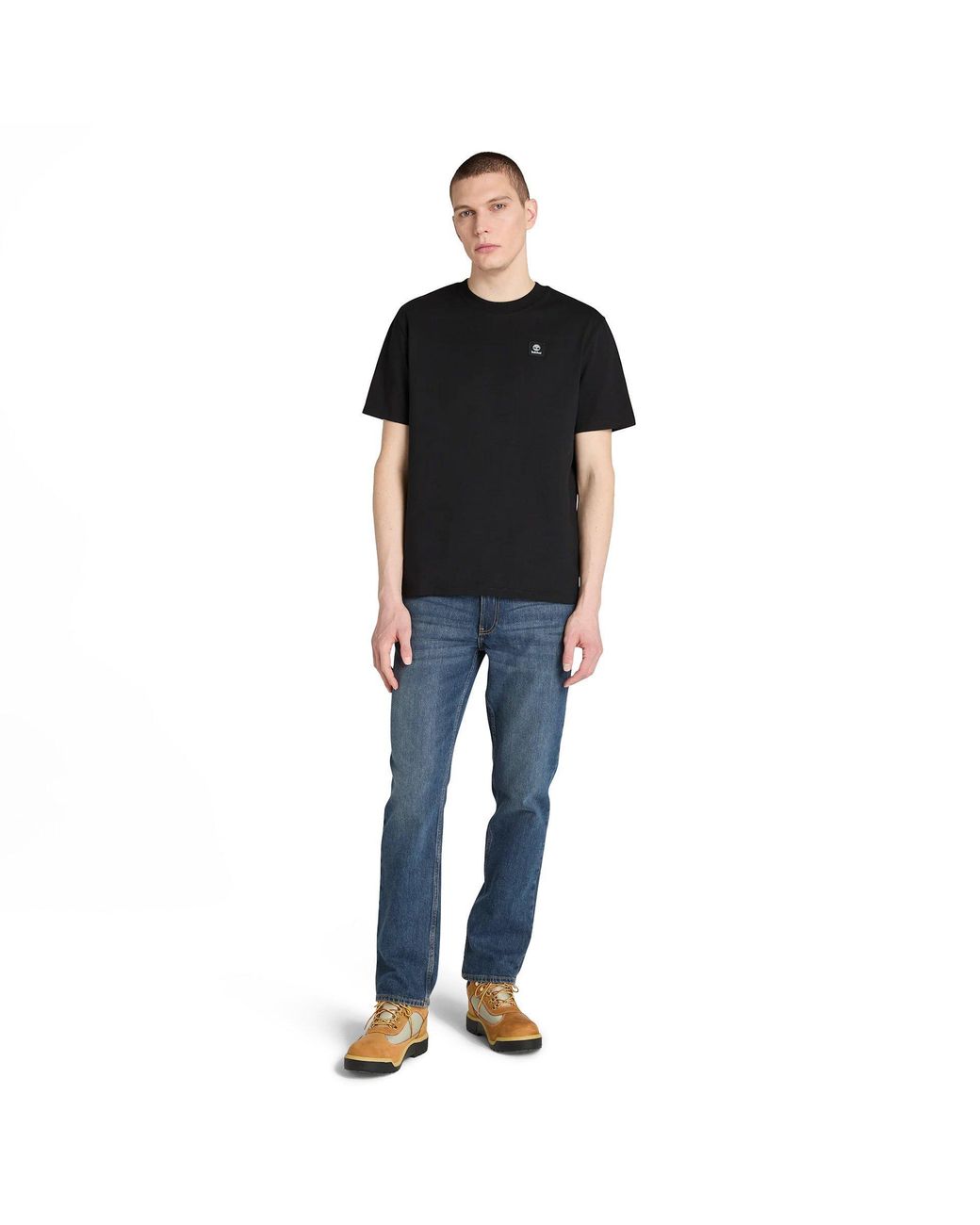 Timberland Blue Sandown Denim Straight Jeans for men