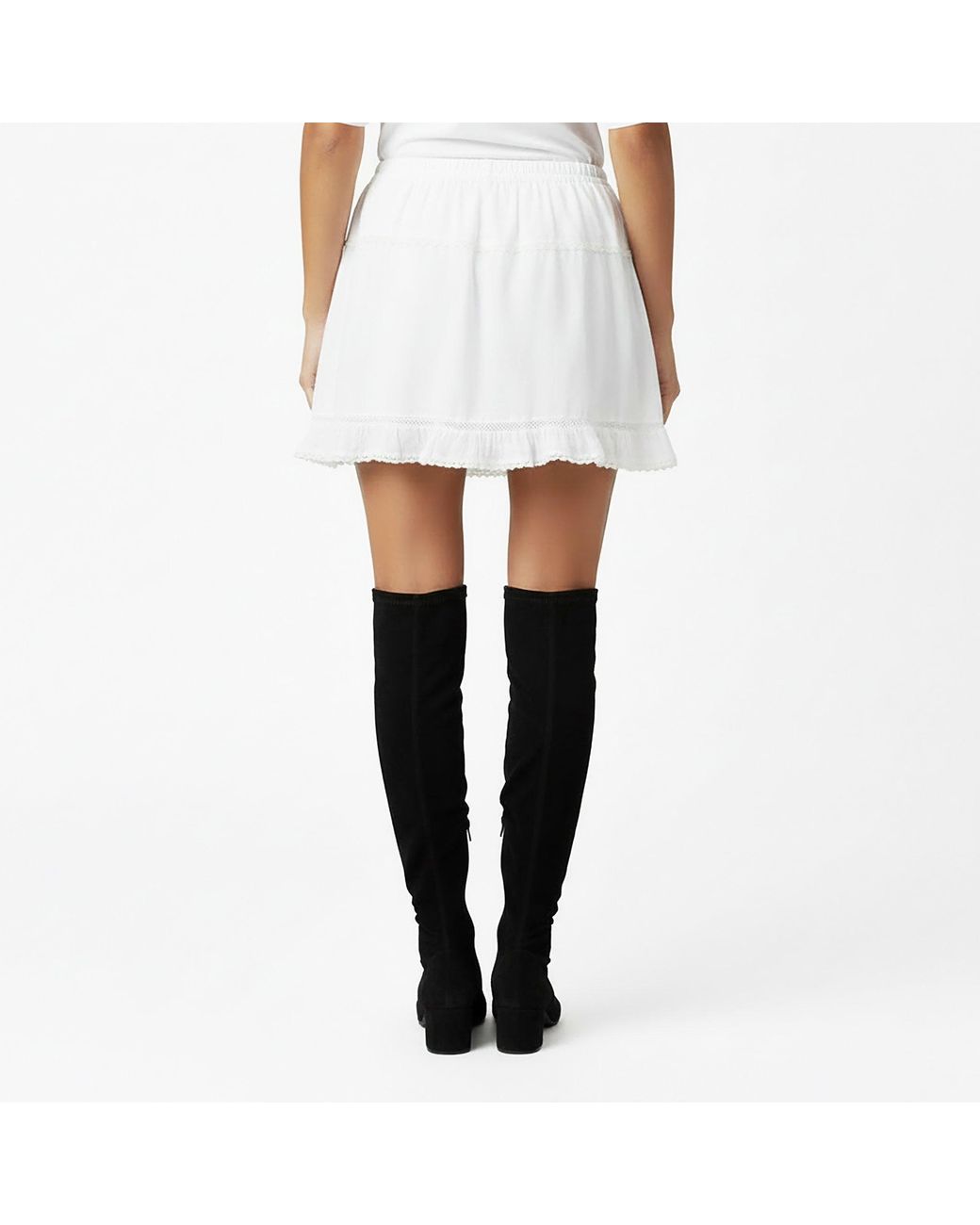 Jack Wills White Jw Tie Maxi Skirt