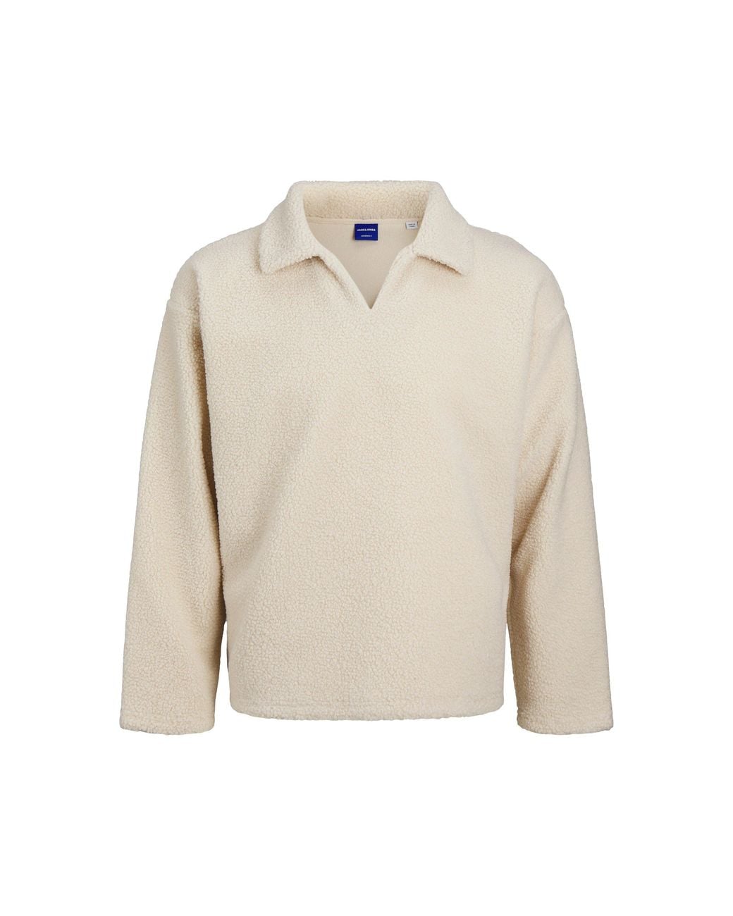 Jack & Jones Natural Teddy Crew Neck Jumper for men