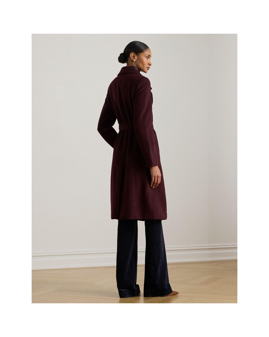 Ralph Lauren Red Lrl Wool Wrap Ld64