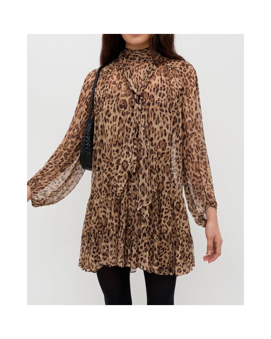 Rixo Brown Anaya Mini Dress
