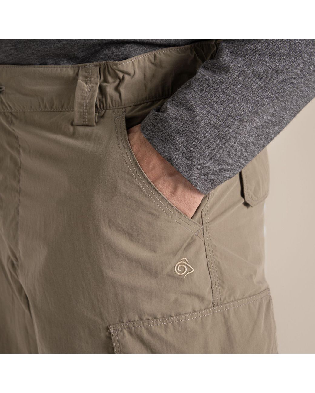 Craghoppers Natural Nosilife Iii Quick-Drying Cargo Trail Shorts for men