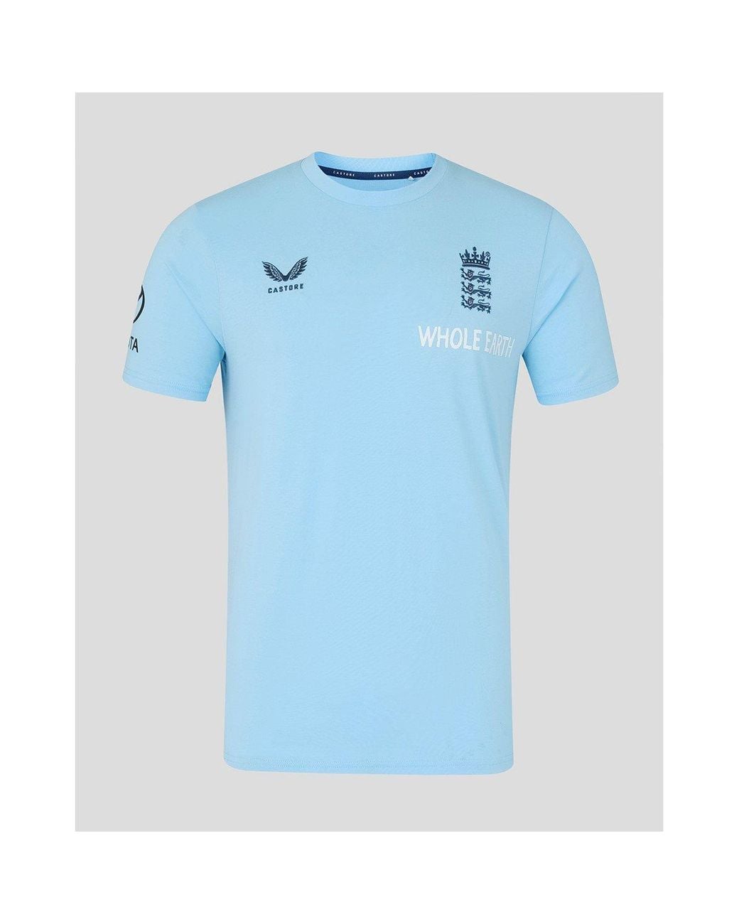 Castore Blue 26/27 England Cricket Crew Neck T-Shirt for men