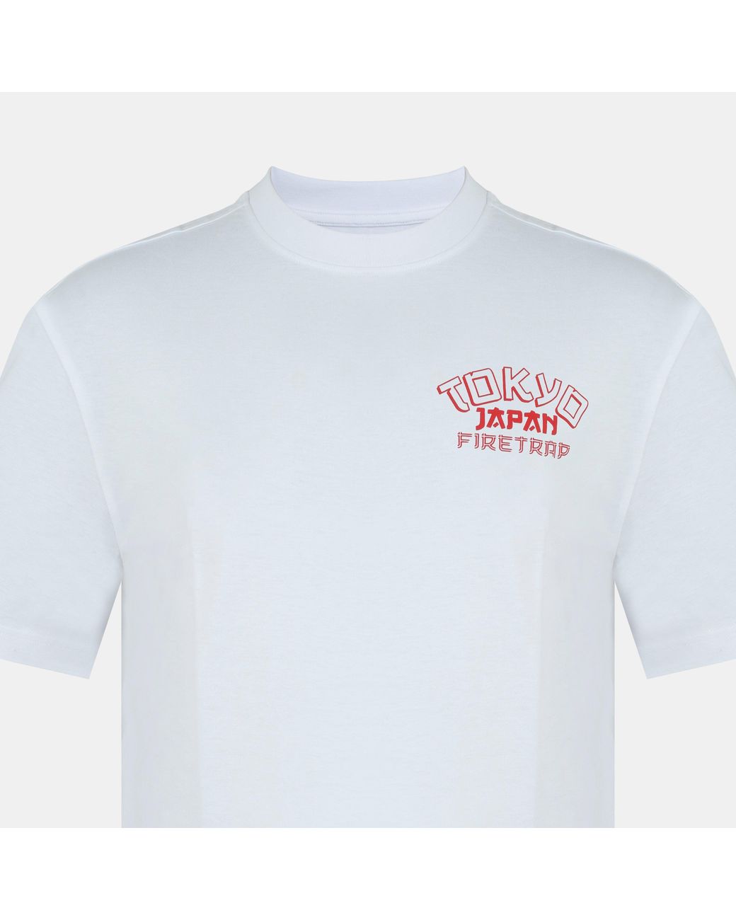 Firetrap White Tokyo Oversized T-Shirt for men