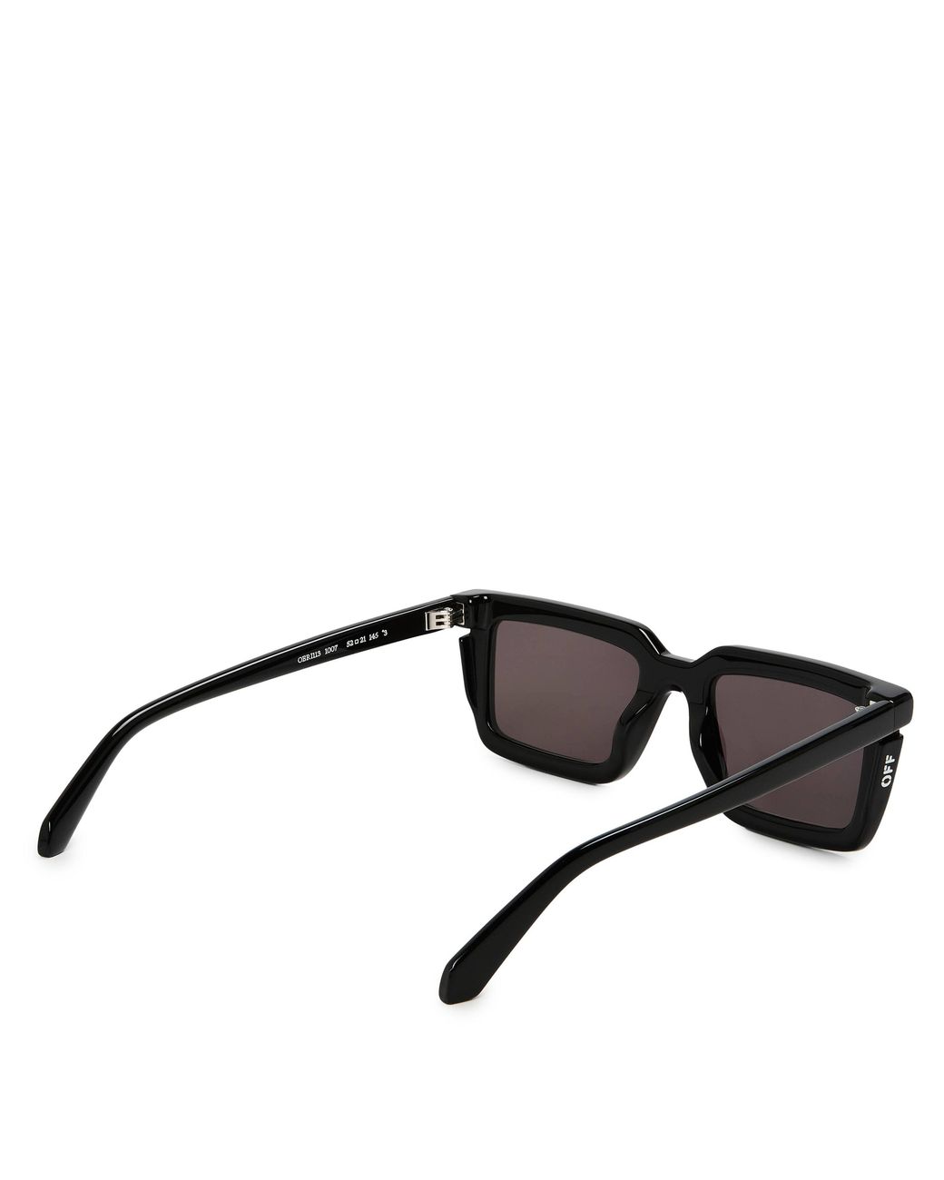 Off-White c/o Virgil Abloh Black Uv Protection Square Sunglasses