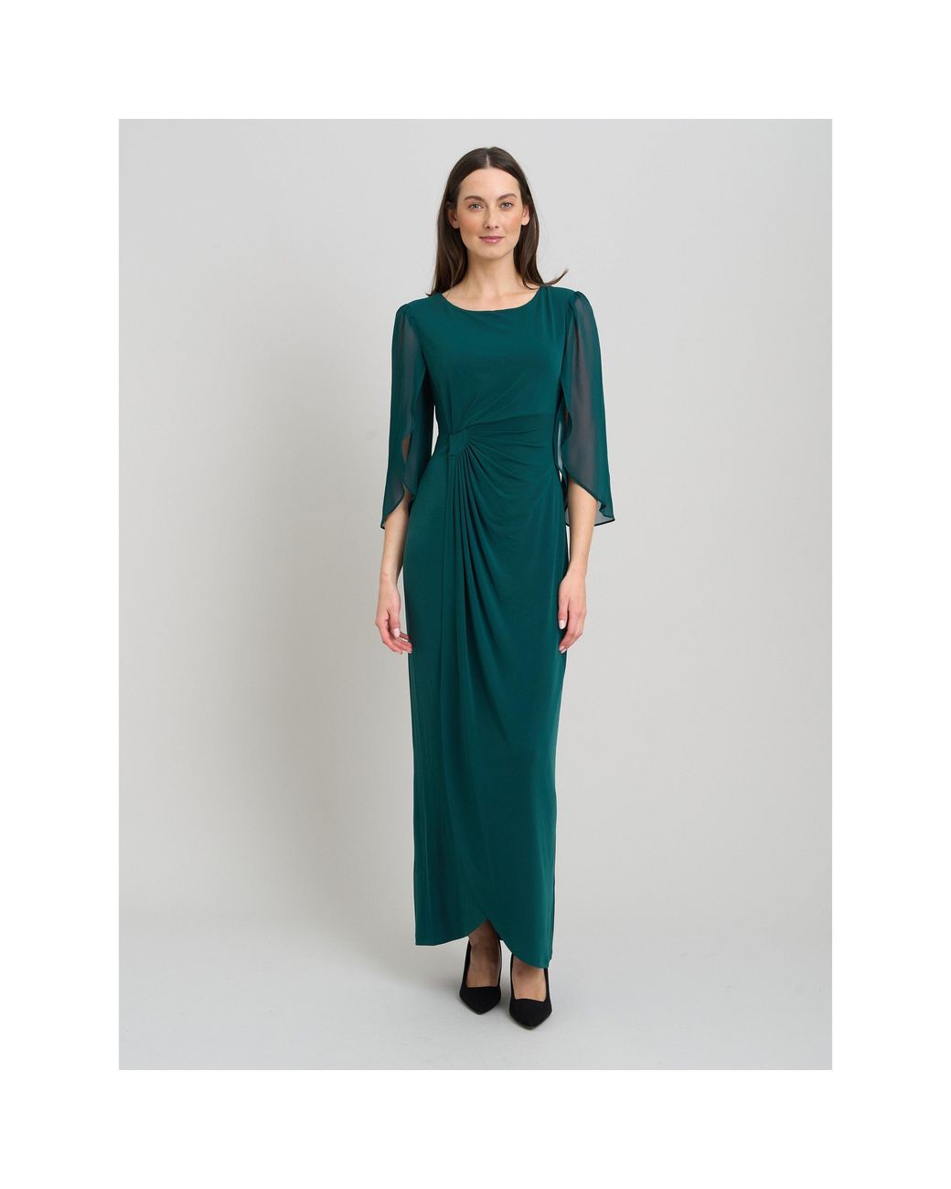 Gina Bacconi Blue Iulia Printed Sheath Dress