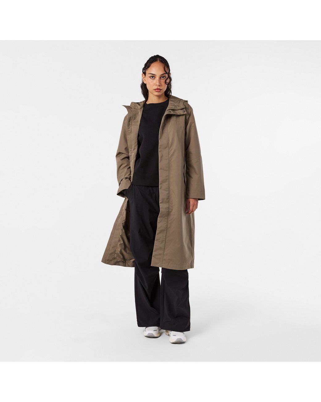 The North Face Brown Nukabira Rain Shell Parka