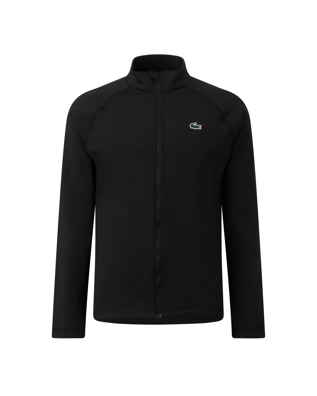 Lacoste Black Tech Full-Zip Slim-Fit Tennis Jacket for men