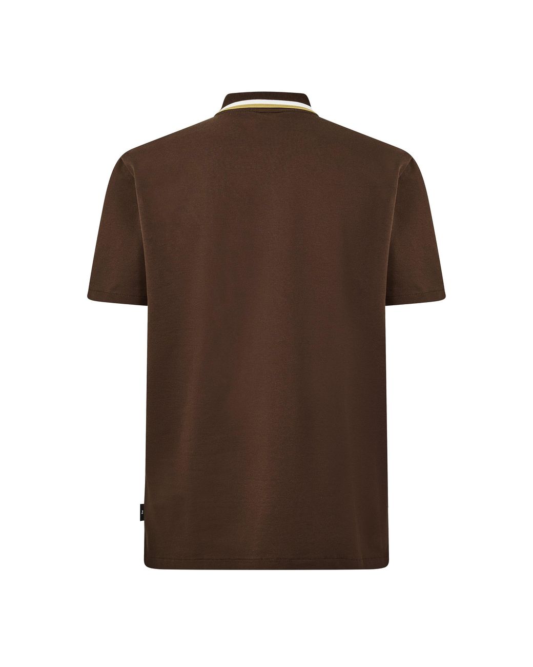 Paul Smith Brown Zipped Short Sleeve Polo Shirt for men