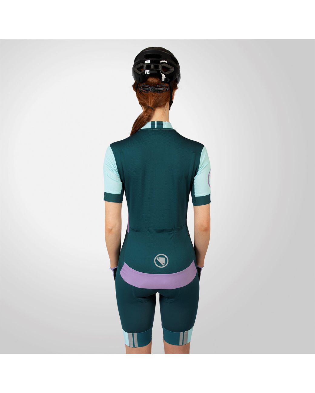 Endura Blue Fs260 Print Short Sleeve Jersey Ladies