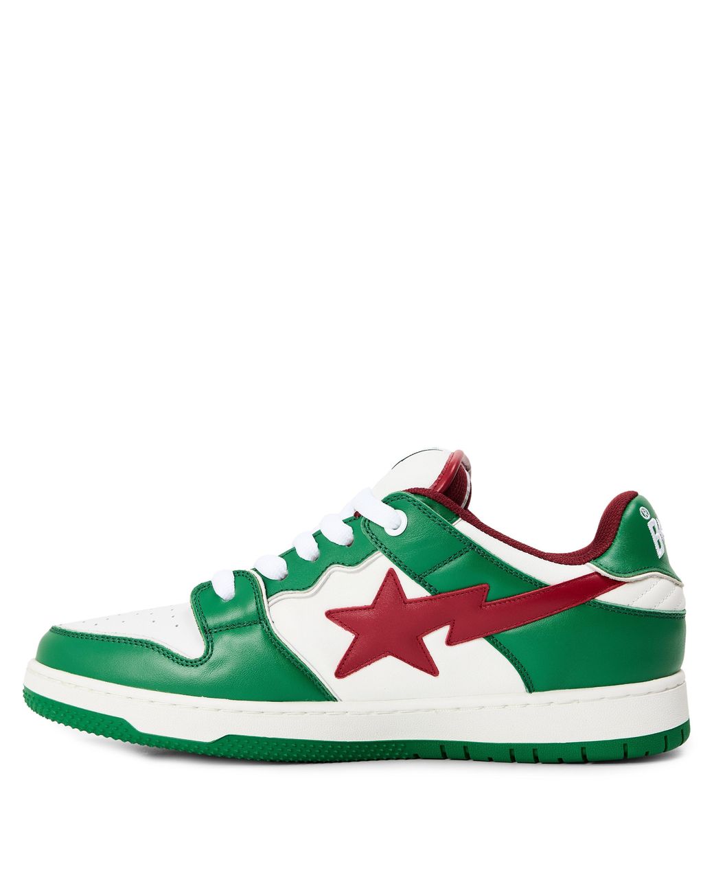 A Bathing Ape Green Bape Sta Low-Top Trainers for men