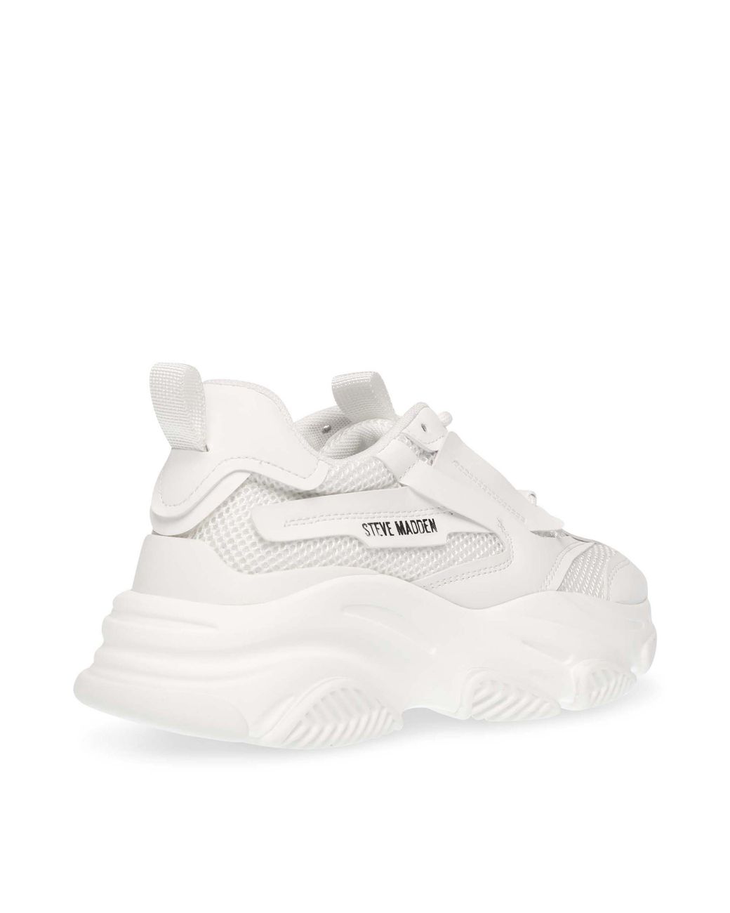 Steve Madden White Possession Chunky Trainers