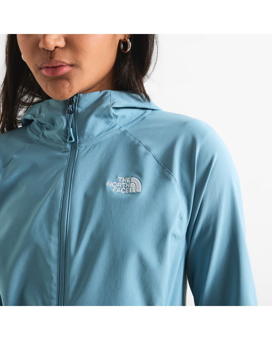 The North Face Blue Nimble Lightweight Weather-Resistant Softshell Jacket