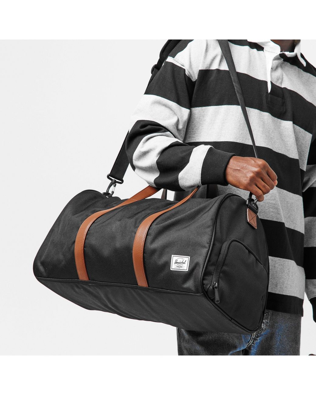 Herschel Supply Co. Black Novel Duffle Bag 43L for men