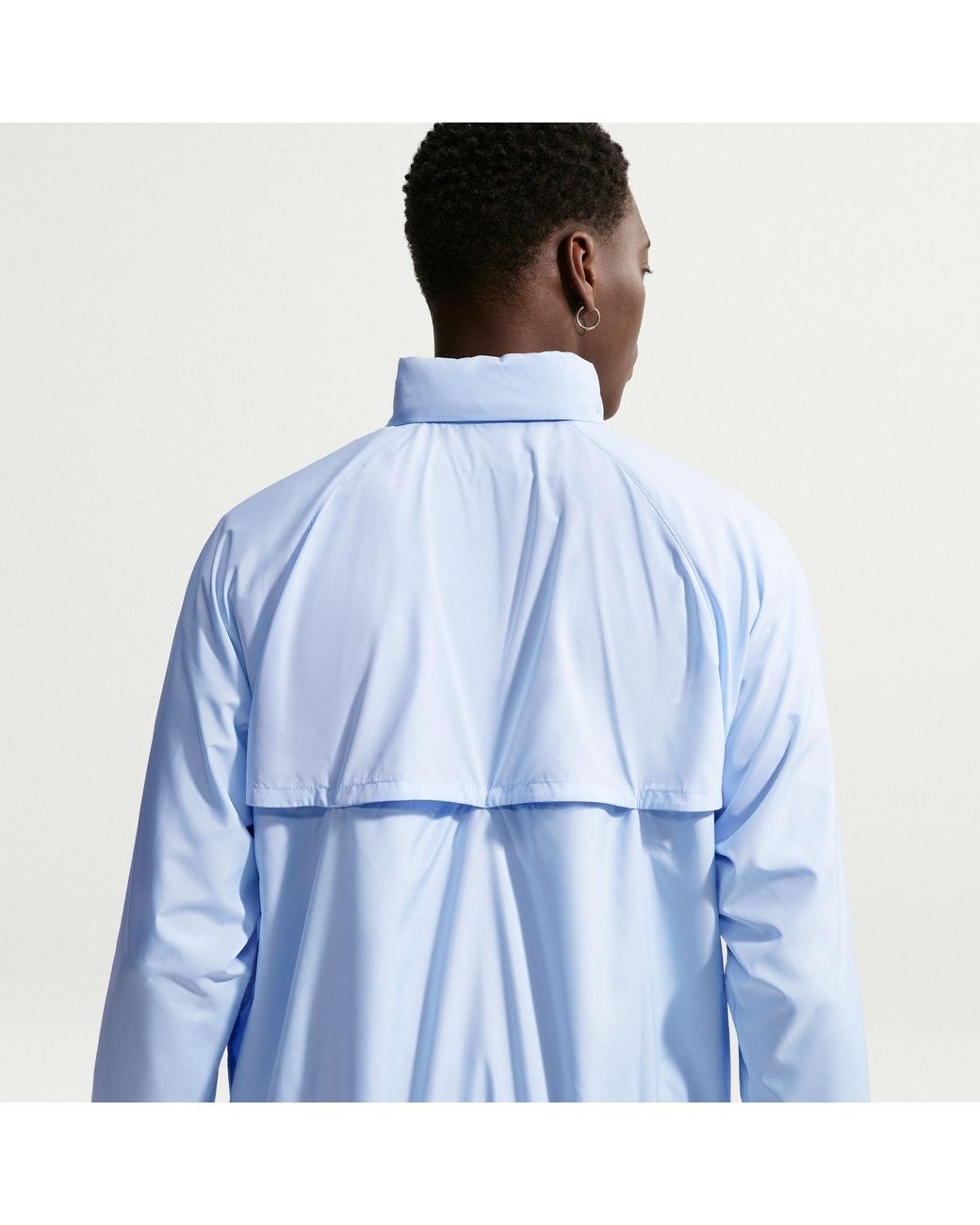 Nike Blue Windrunner Lightweight Half-Zip Jacket for men