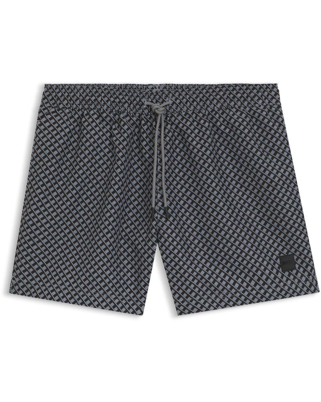 Boss Gray Swim Shorts for men