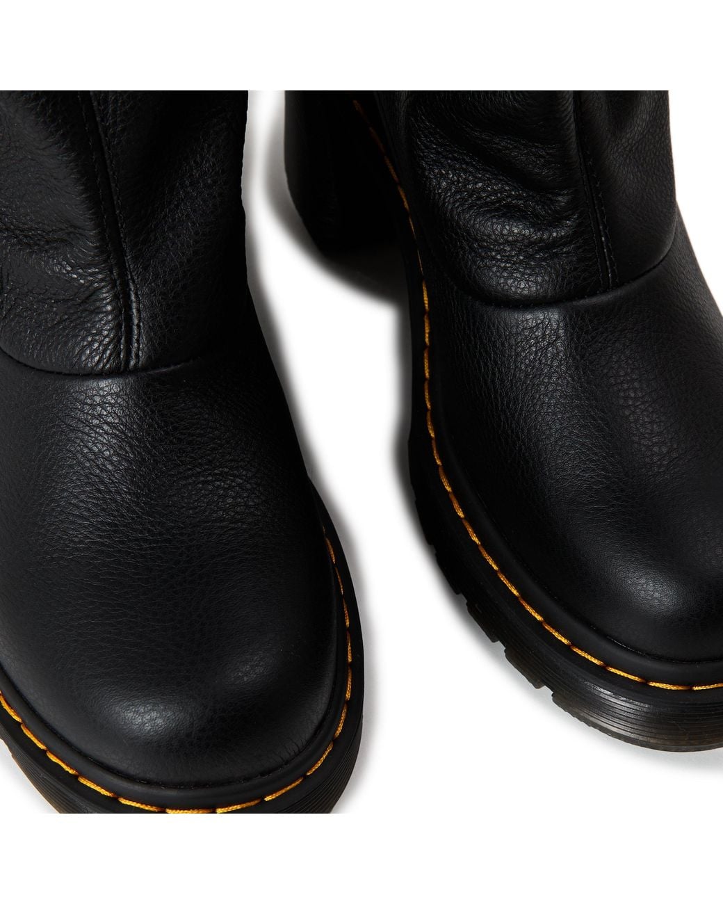 Dr. Martens Black Kasey Lo Heeled Ankle Boot