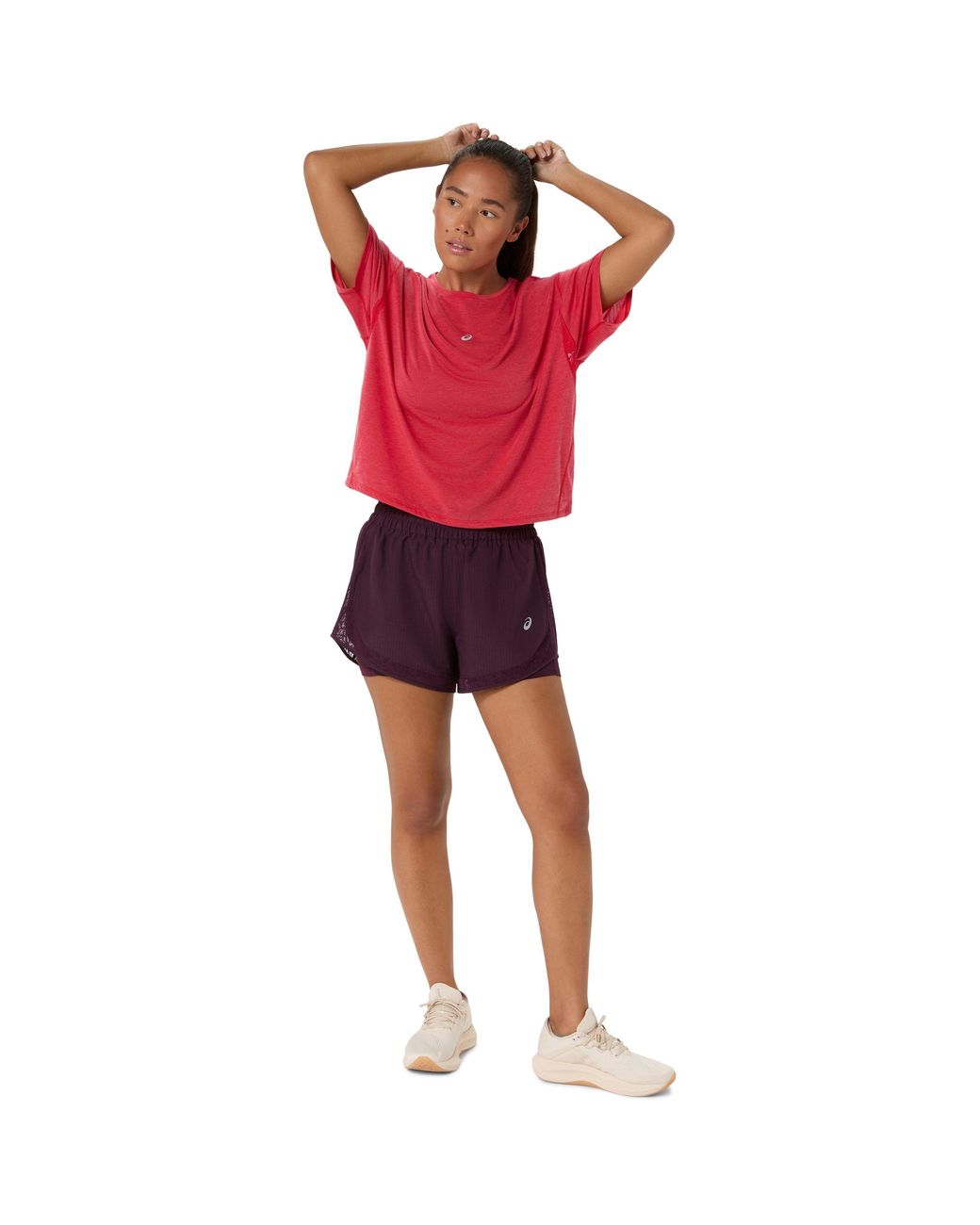 Asics Purple Nagino Running Shorts
