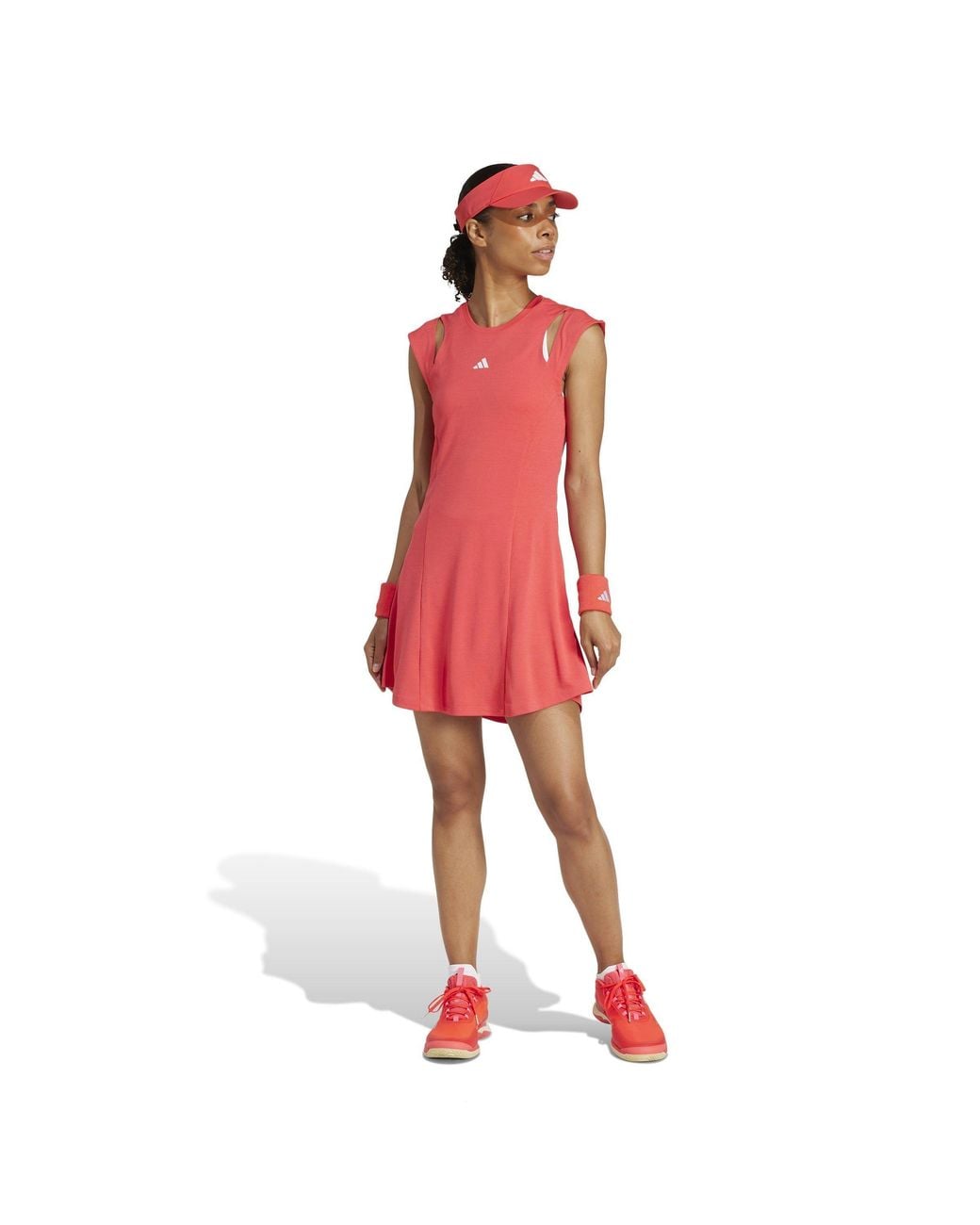 Adidas Red Pro Tennis Dress