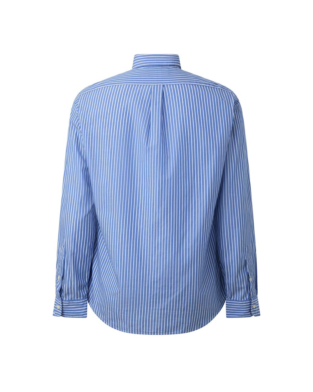 Polo Ralph Lauren Blue Striped Cotton Long-Sleeve Shirt for men