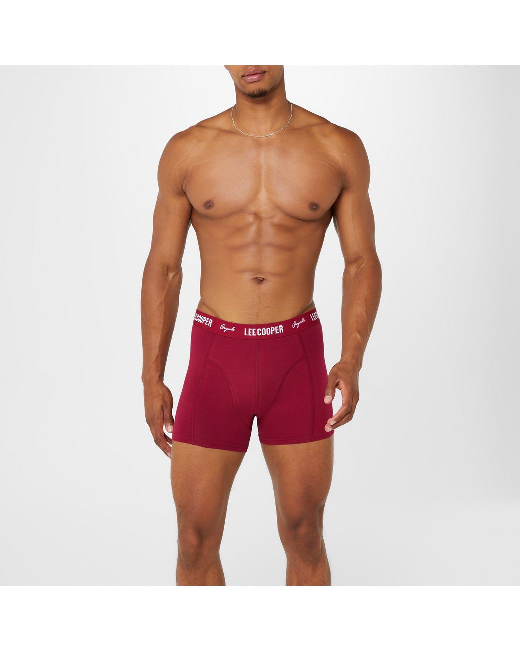 Lee Cooper Blue Essential Boxer Trunk 5-Pack for men